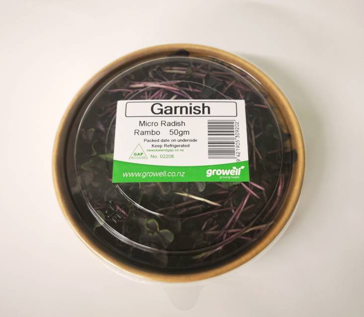 Micro Greens - 50gm Rambo Radish Cut Pottle